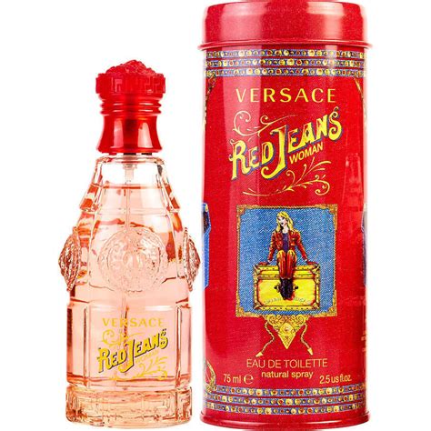 red jeans for women versace|Versace red jeans perfume women.